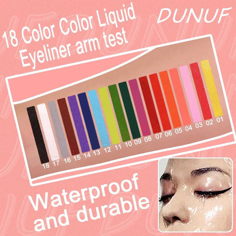 DUNUF 1 Pcs Waterproof Long-Wearing Liquid Eyeliner - Smudge-Resistant Transfer-Proof Perfect For Creating Dramatic LooksT251126
