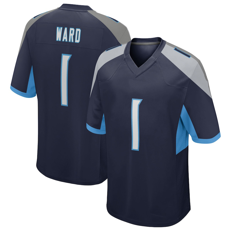 1 Cam Ward 2025 football Jersey Will Levises Tony PollardcJeffery Simmons T'Vondre Sweat Custom Stitched