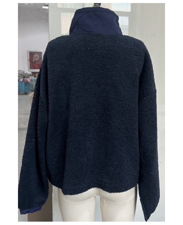 Women's Sweaters Cute Bear Pattern Sweatshirts High Collar Warm Polar Fleece Sweater Soft Blouses Tops 2025 Winter Lady Y2K Clothes