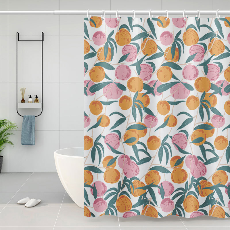 YL-37809 Series Polyester Waterproof Shower Curtain with Digital Printing