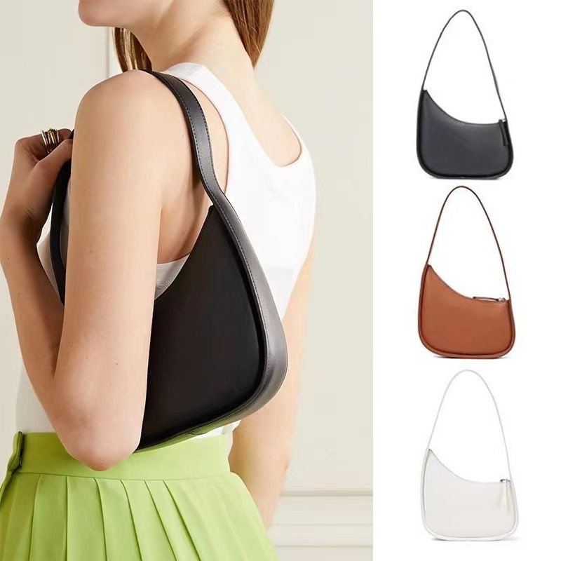 DHlanhai Mirror quality Mens s half moon Bag Womens designer tote shoulder clutch hobo pochette crossbody camera bags Cowhide black handbags shopping 