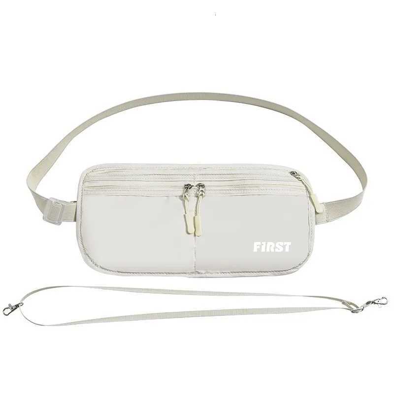 Multi-function foldable breathable sports and leisure canvas invisible close-fitting anti-theft waist bag for men and womenT251126