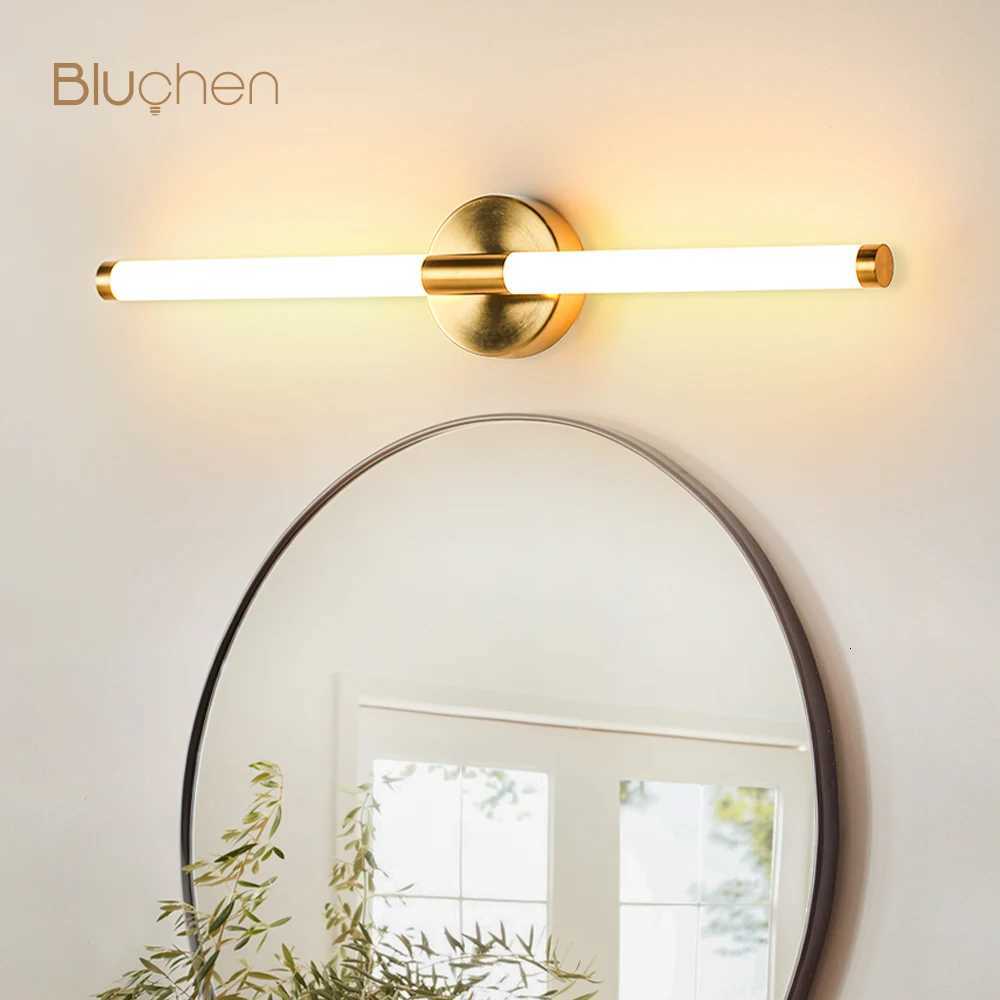 Designed Led Wall Lamp 400 550mm Wall Light Sconces Double Lampshade Up Down Bathroom Wall Lighting Fixture Golden Picture Light M251126
