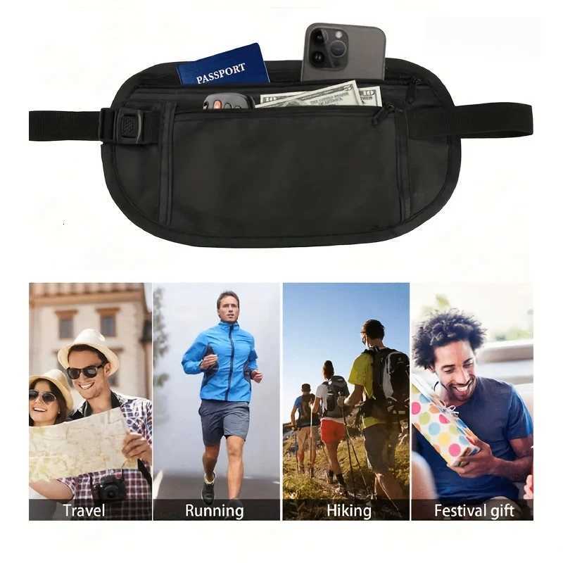 1PCS Anti-Theft Running Waist Bag Cash Clip - Hands-Free Invisible Wallet Waist Pack with Secure Zipper Lightweight OutdoorT251126