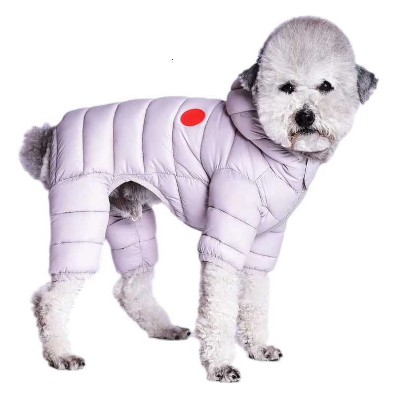 Winter Dog Clothes Overalls for Small Medium Dogs Luxury Fashion Lightweight Down-Like Cotton Padded Puppy Coat Soft Warm Jacket Y251126