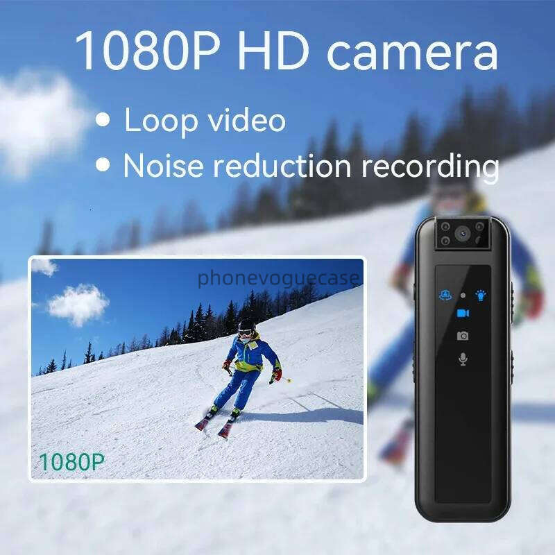 07Hd1080p Night Vision Mini DV Camera Invisible Motion Portable Outdoor Small Human Body Video Law Enforcement Recorder 231226