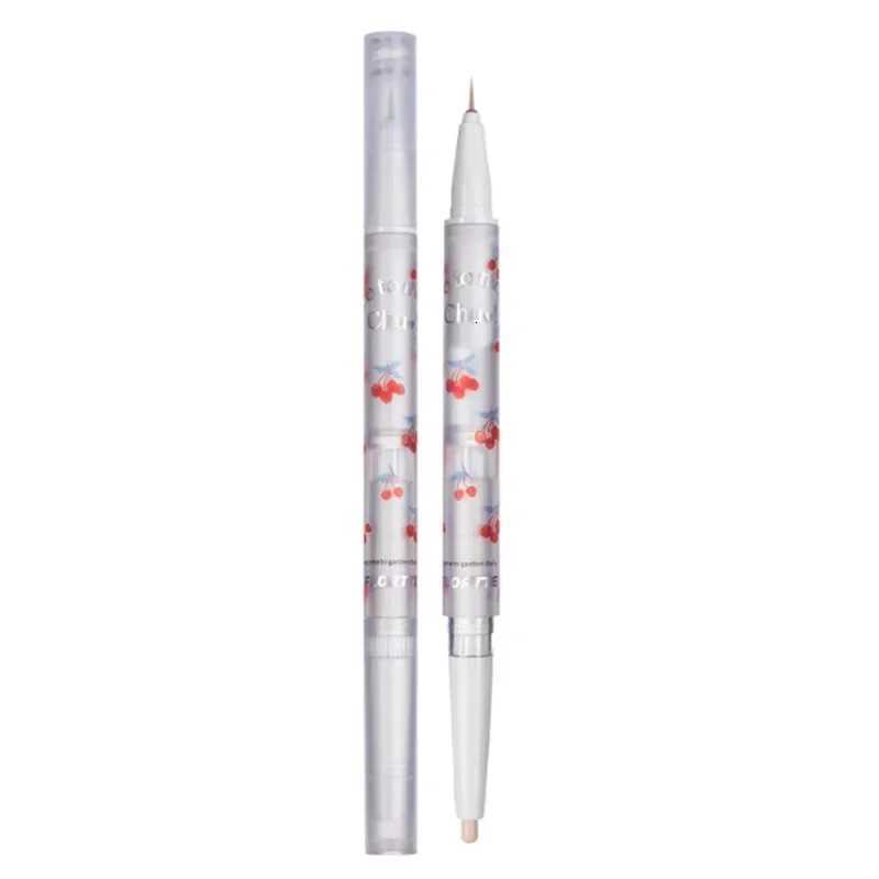 FLORTTE Double Head Eyeshadow Eyeliner Silkworm Stick Matte Pearl Glitter Eye Shadow Liner Pencil Highlighter Pen Eyes MakeupT251126