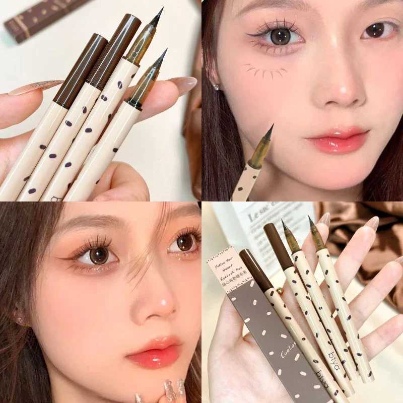 Ultra-fine Liquid Lying Silkworm Eyelash Pen Matte Brown Gray Eyeliner Highlighter Pencil Smooth Lasting Eye Shadow Stick MakeupT251126