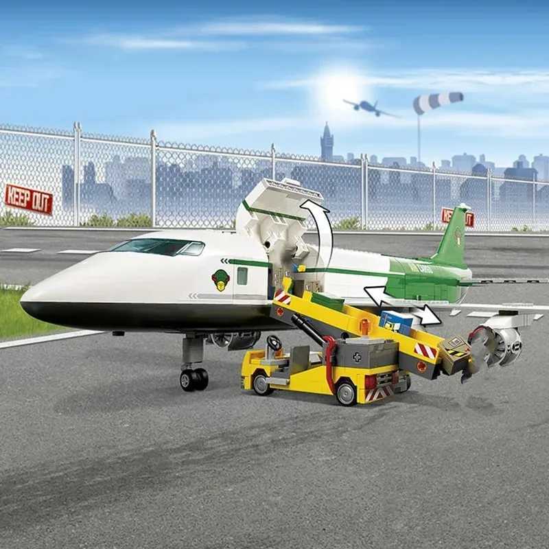Compatible Brands Brick Sets City Series Building Blocks Cargo Terminal Aircraft Passenger Airplane MOC Toys Kids GiftT251126 - view 3