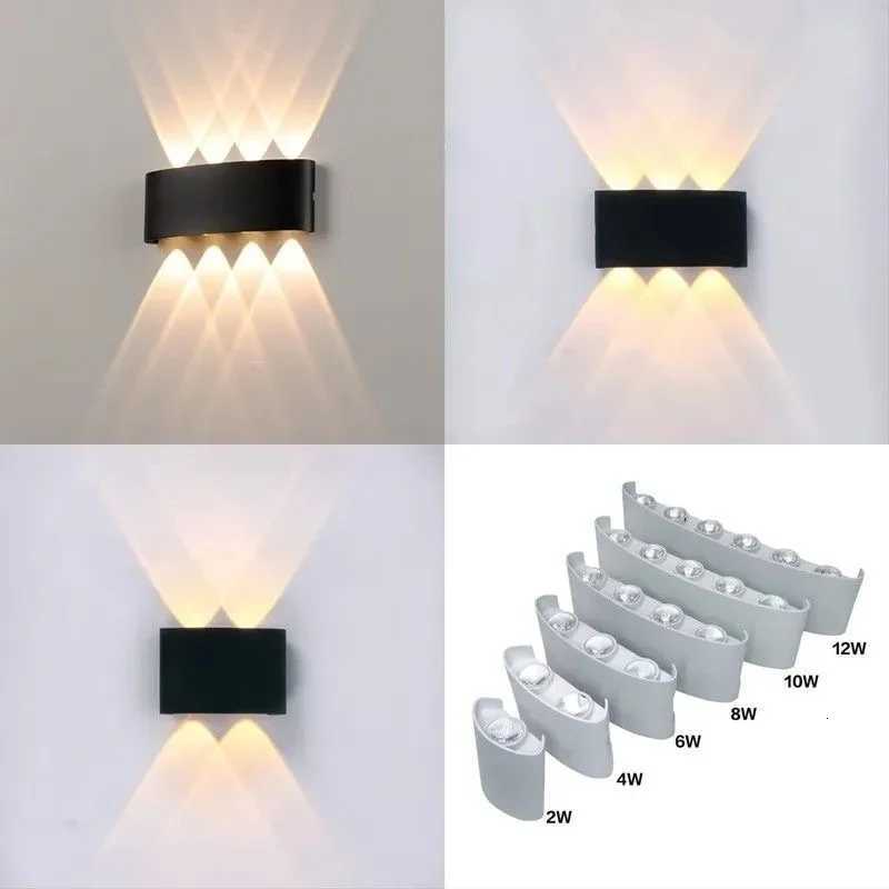 LED Wall Lamp Waterproof IP65 Garden Lighting A85-265V Interior Wall Light Indoor For Bedroom Stairs Fixture Outdoor Wall Lamps M251126