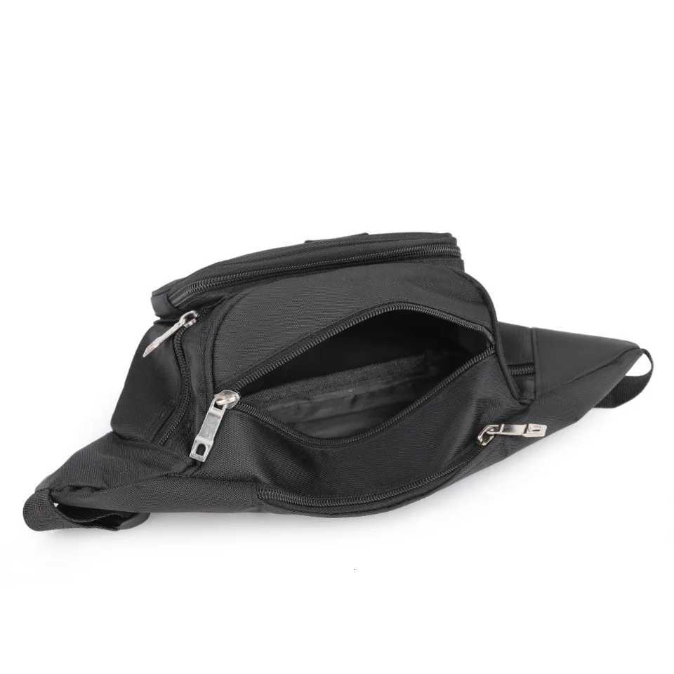 Unisex Multifunctional Waist Bag Large Capacity Waterproof Oxford Business Pack Trendy Crossbody Chest Bag for Travel WorkT251126