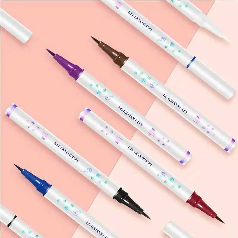 Matte Colored Eyeliner Liquid Pencil Blue Purple Party Eye Makeup Tools Waterproof Lasting Quick-drying No Blooming Eye LinerT251126