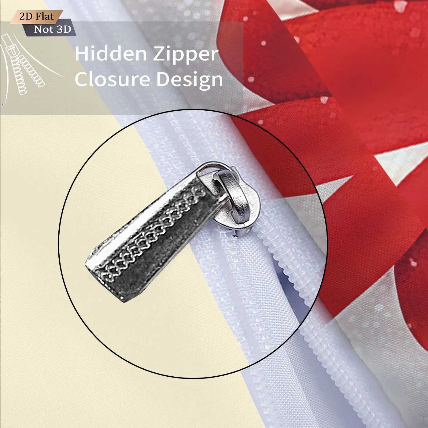 Christmas 3pcs Merry Christmas Red Bow Printed Chipless Bedding Set Multi Size Bedroom Bedding Holiday Decoration Machine Washable Y251126