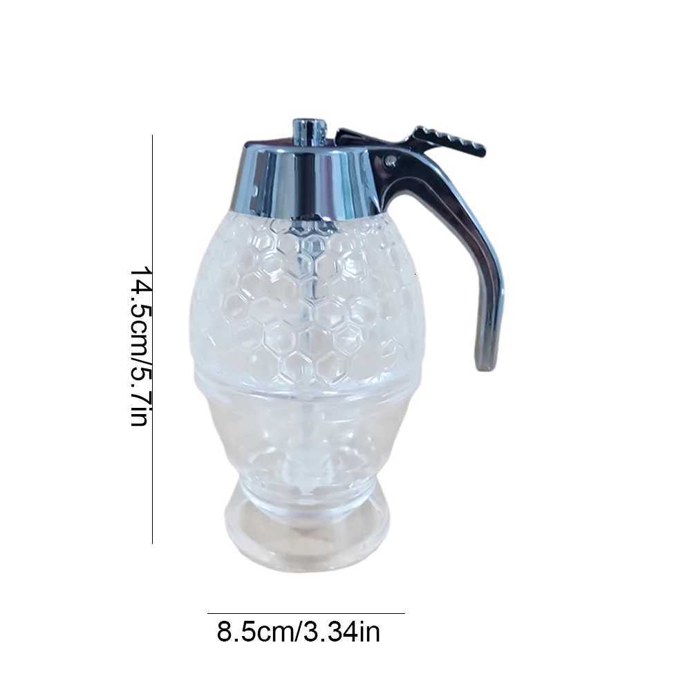 Honey Dispenser with Stand Honey Pourer Dispenser Olive Oil Dispenser Bottle for Home Kitchen Storing Honey and Syrup Y251126