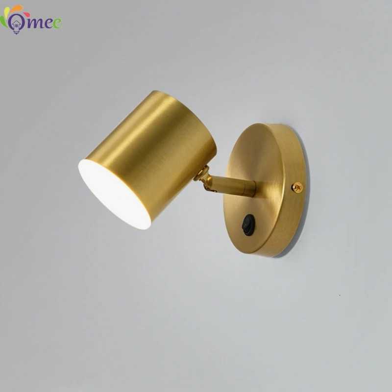 Modern Wall Lamp Nordic Iron simple stylish Wall led Light DC12V Lights Indoor Bedside Lighting Decoration For AC110V Home Lamps M251126
