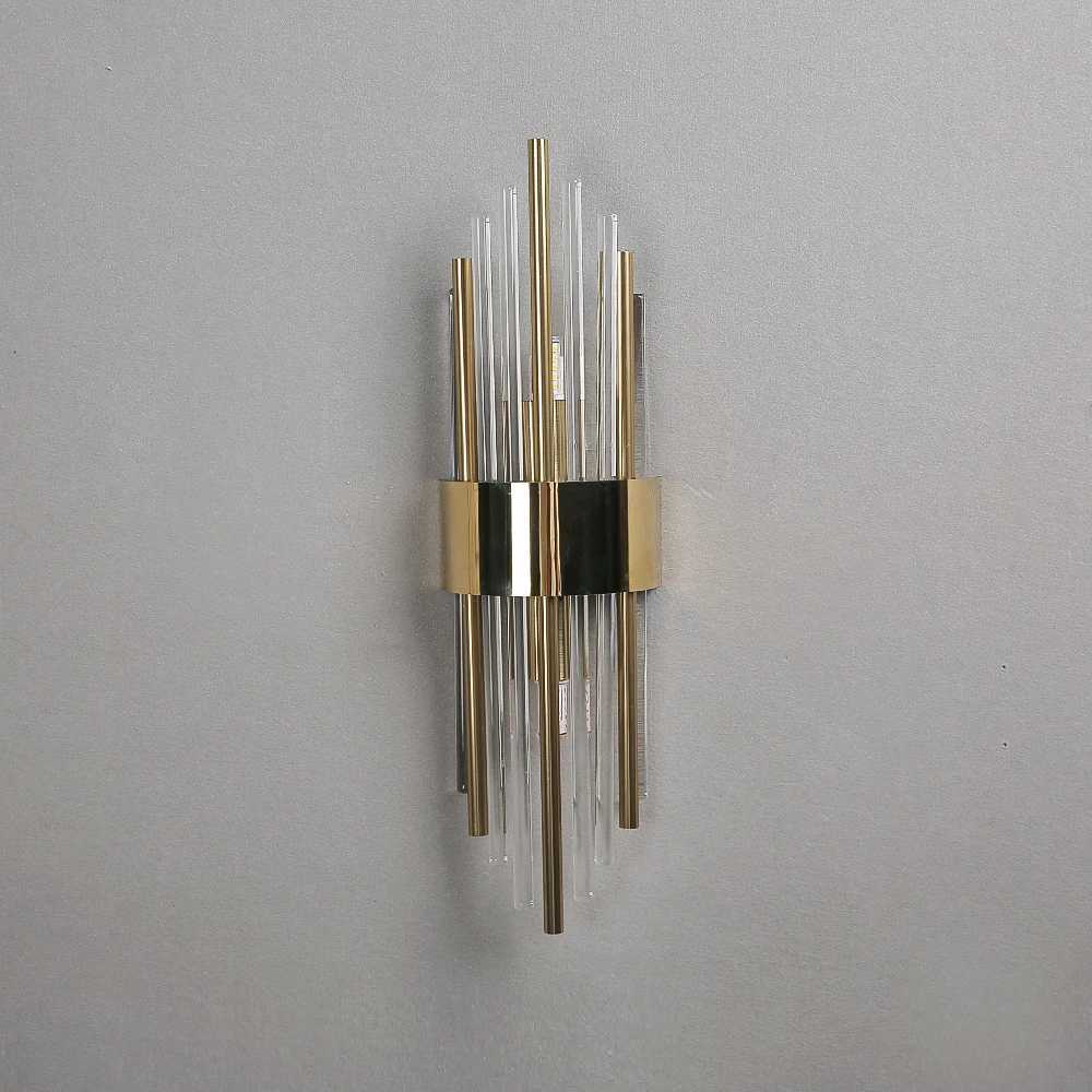 Light Luxury Wall Light Luxury Crystal Wall Lamp Decor for Living Room Bedroom Bedside FixturesTV Background Sconce Wall Lamps M251126