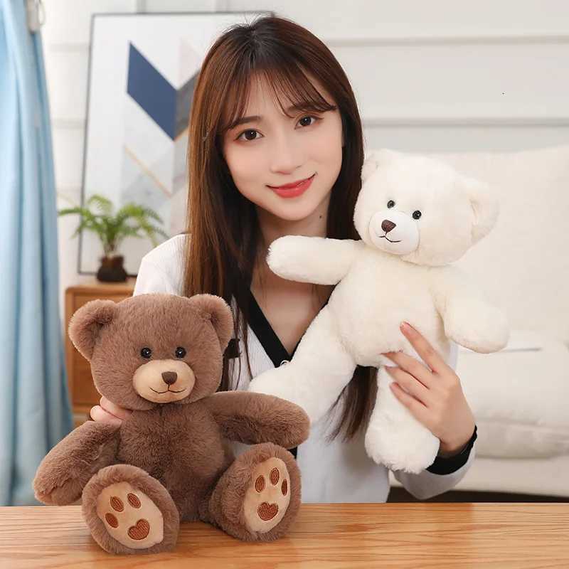 25/35CM Kaii Teddy Bear Plush low Toys Lovely Bow-Knot Bears Toys Stuffed Soft Dolls Xmas Vntine Gift C251202