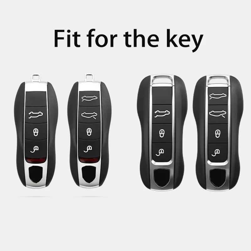 20 for Gulf Memorial Version for Porsche Macan Cayenne 718 Paramera 911 Modified Car Key Case Cover Fob Keychain Accessories S251126