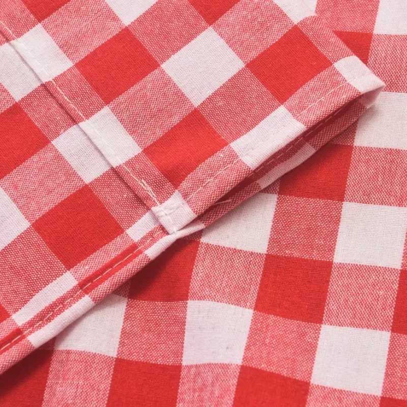 Christmas Green Check Plaid Curtains Farmhouse Style Gingham Curtain Christmas Decorative Adjustable Shades Rod Pocket valance Curtains Y251126