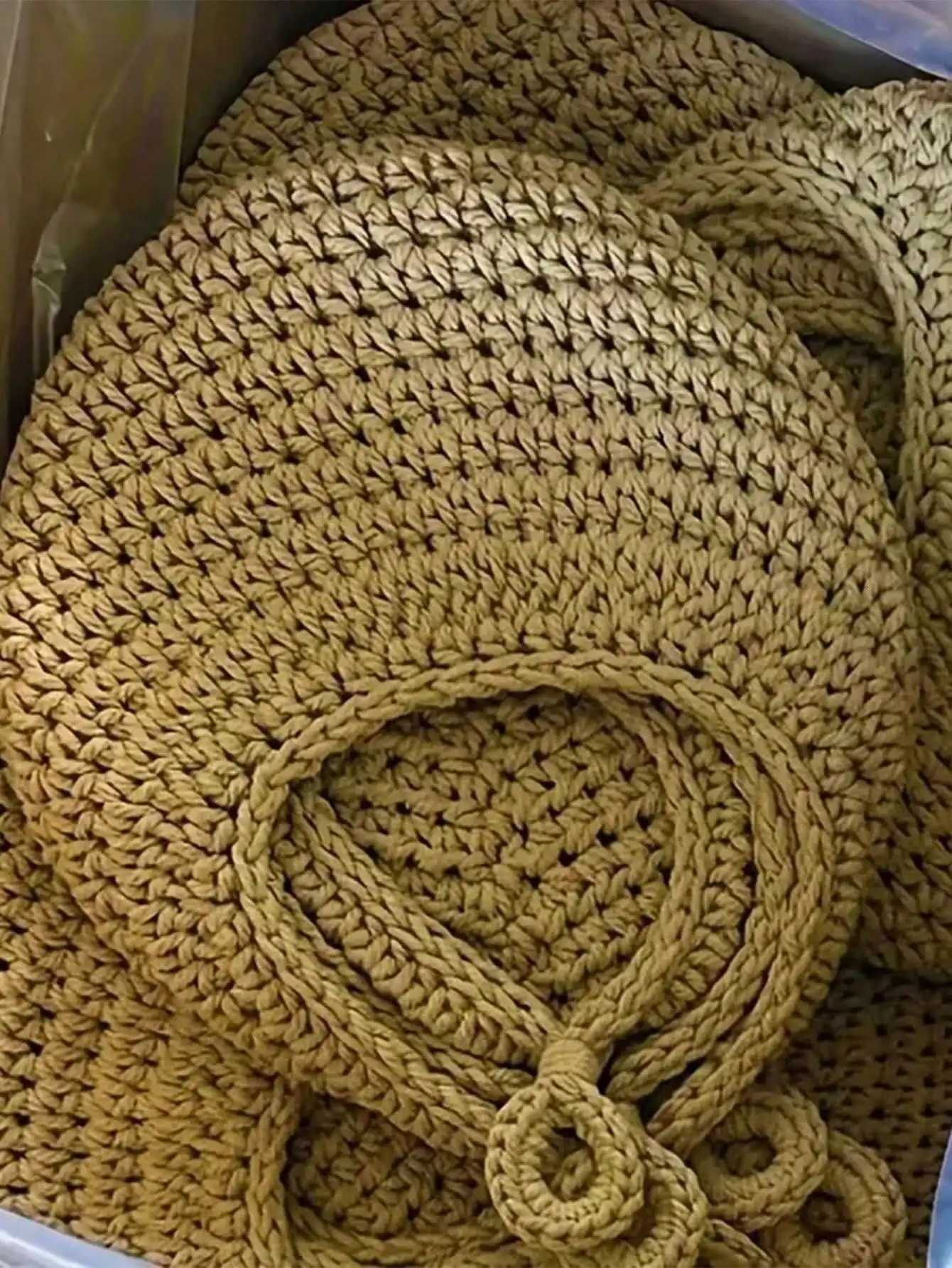 Wall Decor Hanging Basket Bohemian Woven Basket Planting Planter Container Teardrop Shape Suitable for Vegetables and Fruits Y251126