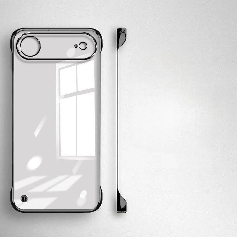 Ultra Thin Frameless Case for Iphone 17promax Air Slim Hard Shockproof Bumper Transparent Cover For iPhone17 17pro air