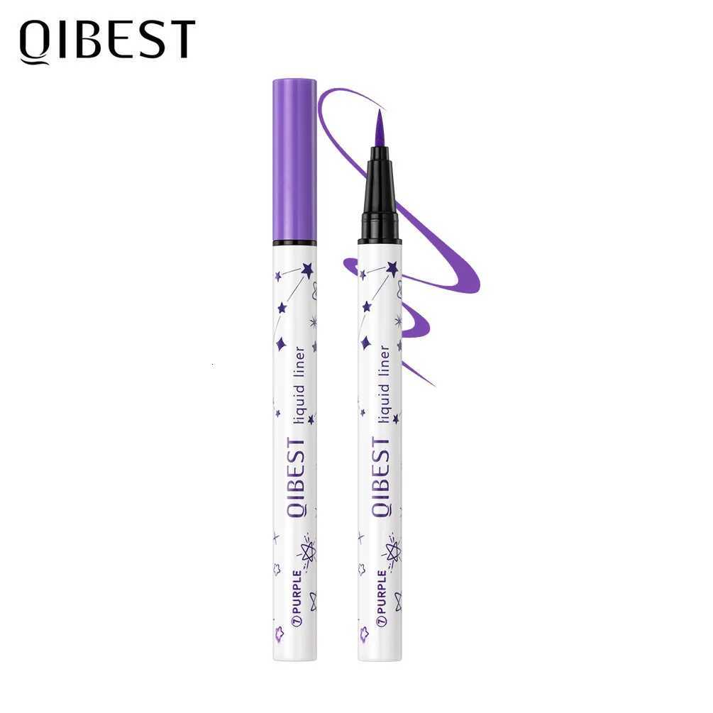 QIBEST Ultra-Thin Eyeliner Pencil Waterproof Long Lasting Smooth 12 Color Colorful Liquid Eyeliner High Makeup Pigment Eye LinerT251126