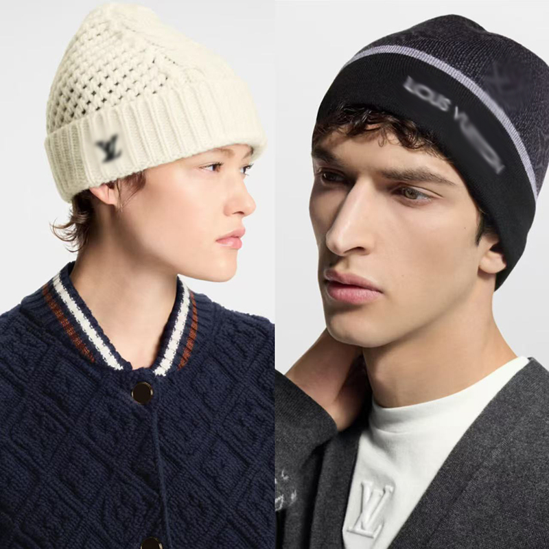 Fashionable High-End Designer Hats Winter Warmth Knit Beanies Unisex for Men and Women