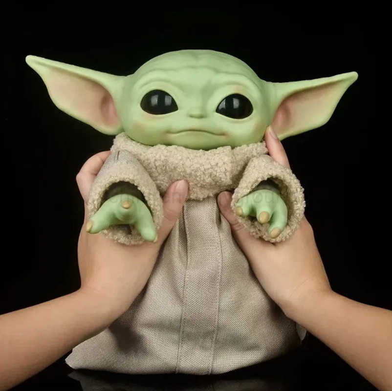 Disney 17-28cm Movies Star Wars 28cm Baby Yoda Action Figure Toy Model Dolls Toys Kids Birthday Gifts H251126