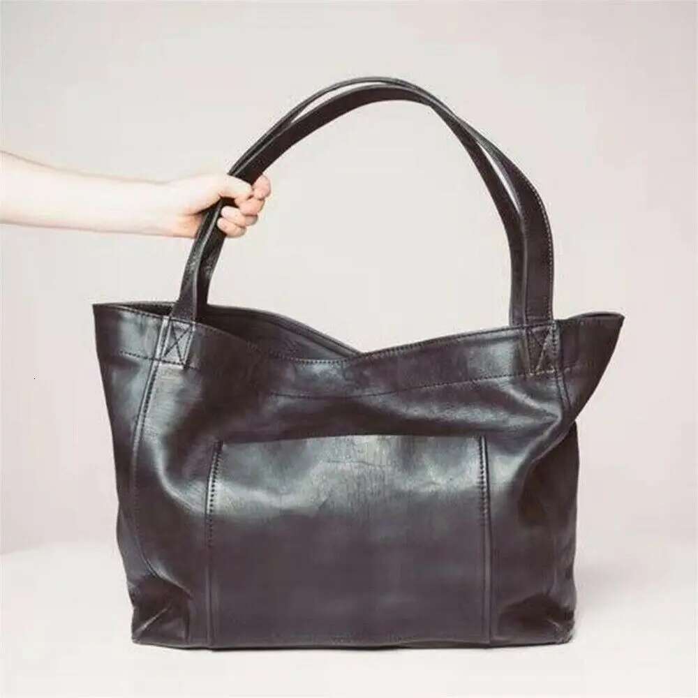 Designer Bag Oversized Handbags For Women Designer Soft PU Leather Shoulder Purse Shopper Bags Female Vintage Large Capacity Tote Bag