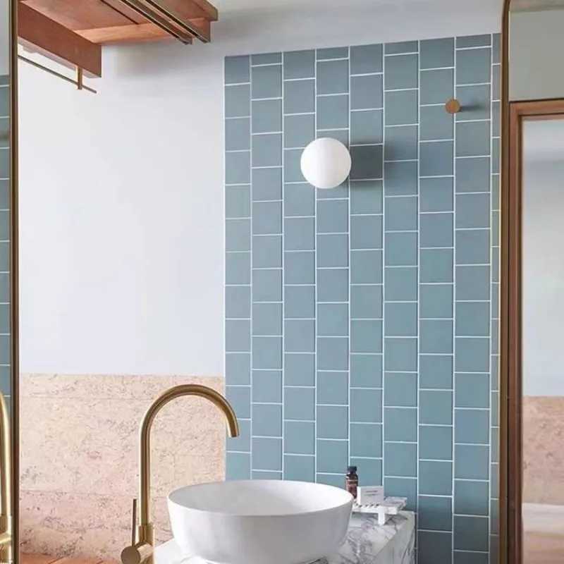 Glass Ball Wall Lamp LED Lights Modern Bedroom Bedside Round Glass Light for Living Room Decor Aisle Bathroom Minimalist Sconce M251126