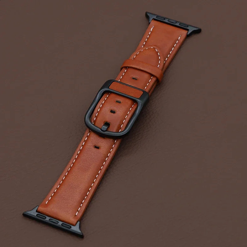PU Leather strap For Apple watch band 44mm 45mm 41mm 40mm 42mm mm correa bracelet series 4 5 6 SE 7 8 9 10 ultra/2 49mm 250425