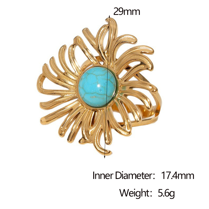 18k gold luxurious, fashionable and versatile open ring High quality gold designer diamond ring rings designer for women engagement men love ring ring - view 4