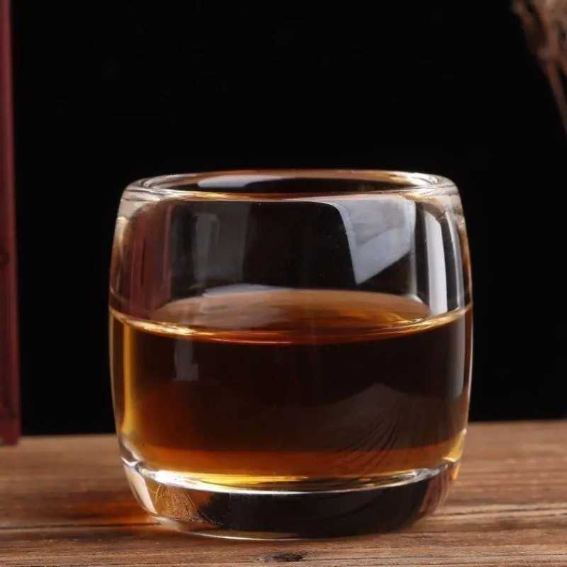 80ml Crystal Glass Tea Cup Thickened Wine Cup Transparent Master Cup Wholesale Cups Single Tea Set Glass Cups Gifts for Wedding C251126
