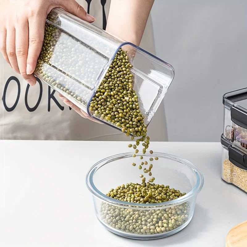 Food storage containers with airtight lids freezer safe BPA free plastic meal prep containers and kitchen sets Y251126