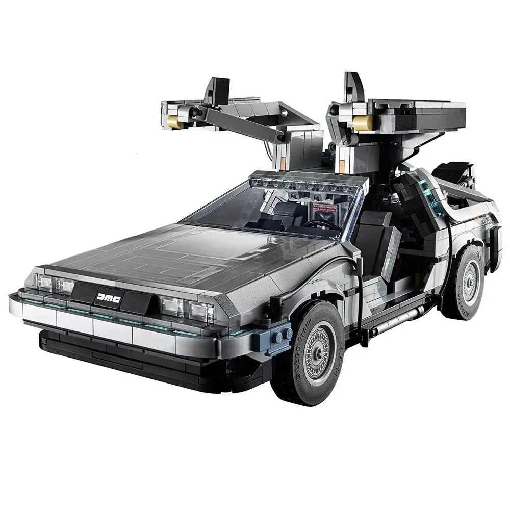 10300 classic Back to the Future Time machine building block model toy Christmas giftT251126