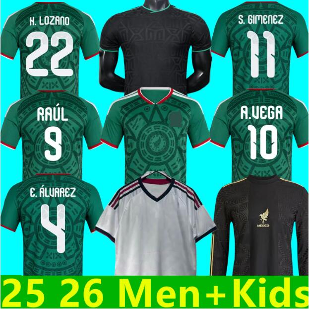Mexico National Team Jersey -2026 Gold Cup Home/Away | Soccer Jersey for Men, Women, Kids - CHICHARITO, GIMENEZ, H.LOZANO Fan Uniform