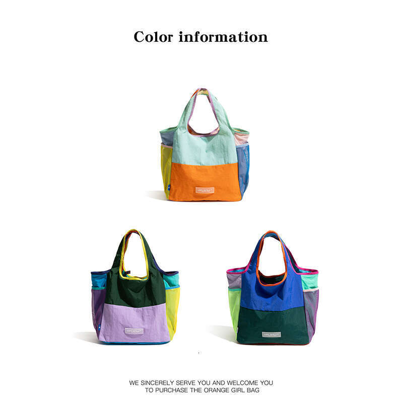 CKKUI Dopamine Tote Singapore Niche Design Canvas Bag Lightweight Foldable Eco friendly Handbag