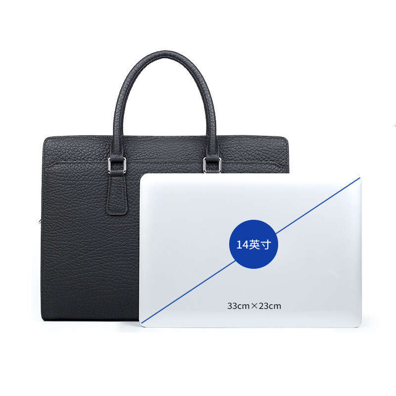 Luxury Bag Designer Top Handle Bags Large Capacity Simple Travel Briefcase Leather Laptop Waterproof Stylish High-end Men's Business Totes