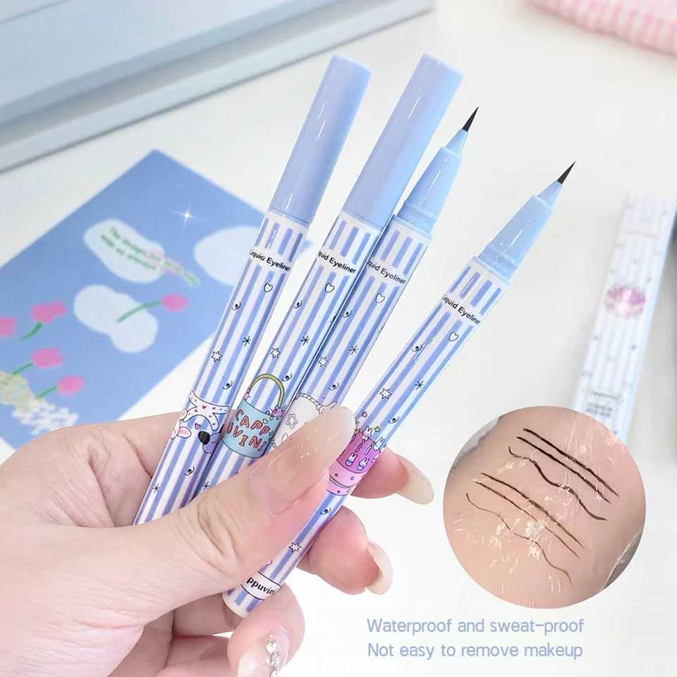 Cappuvini Ultra-fine Waterproof and Smudge-proof Liquid Eyeliner Natural Smooth Long-lasting MakeupT251126