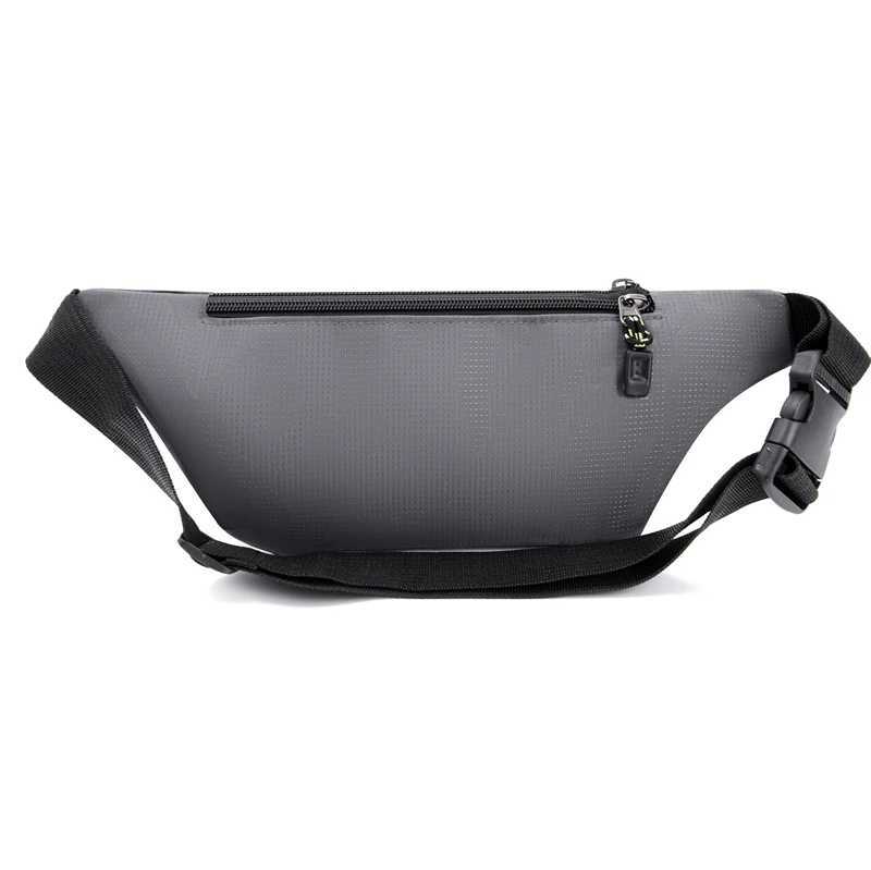Mens Casual Sports Travel Waist Bag Lightweight Riding Chest Large Capacity Crossbody Bag Phone PocketT251126