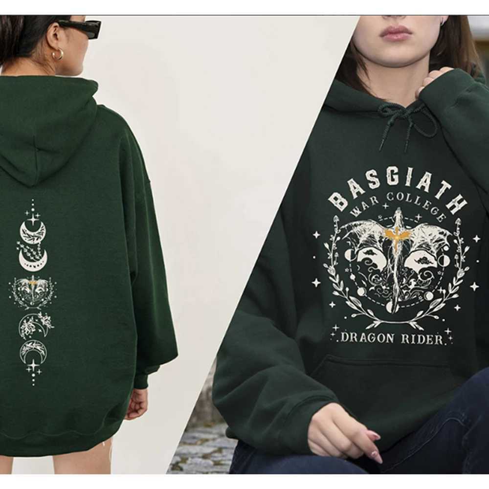 Fourth Wing Hoodie Basgiath War College Hooded Dragon Sweater The Empyrean Series Sweatshirt Unisex Casual Hoodies J251136