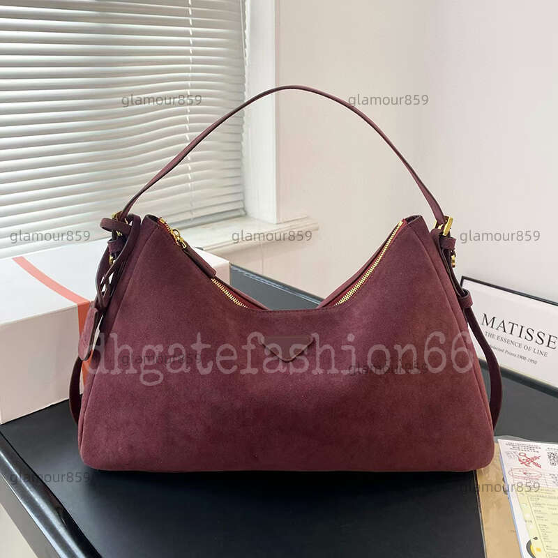 Shoulder Bags Designer Bag Suede Brown Autumn and Winter New Large-capacity Lightweight Shopping Totes Handbags
