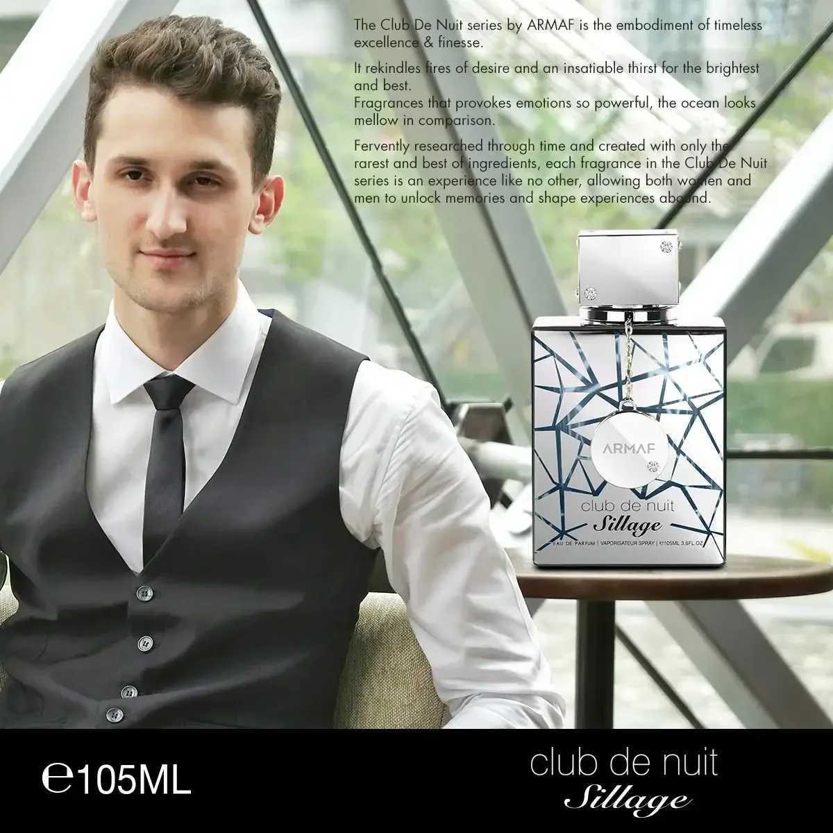 Armaf Club De Nuit Sillage EDP 36oz Citrus Musk Perfume Long Lasting Holiday Gift for Men Women Christmas C251126