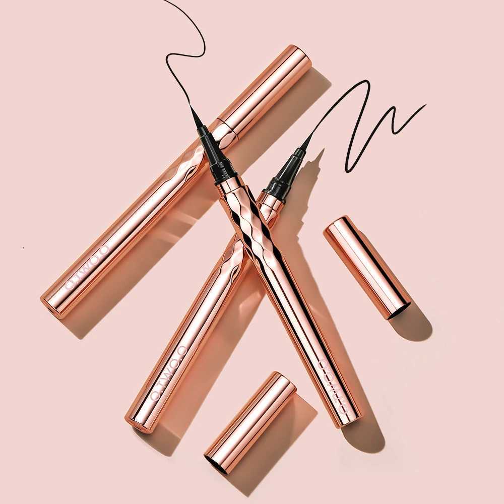 OTWOO Eyeliner Pencil Liquid Eye Liner Waterproof Smudge Proof Quick Drying 12 Hour Wear Ultra Fine Black Eyeliner for ArrowsT251126