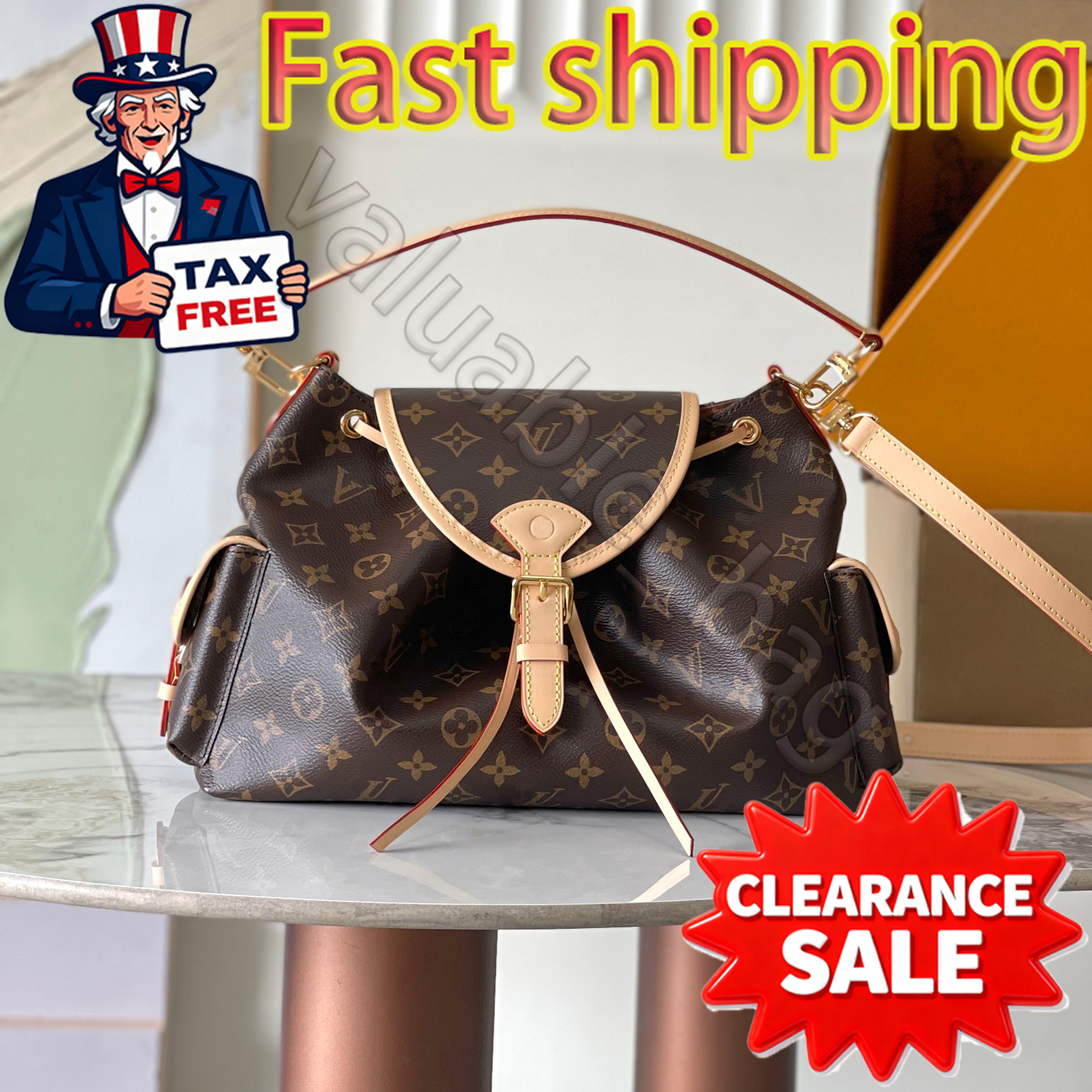 Designer Bags Shoulder Bags Tote Bag Odyssee Canvas Leather Underarm Bag Allover Print Women's Crossbody Bag Classic Brown Allover Print Handbags New Luxury Bags