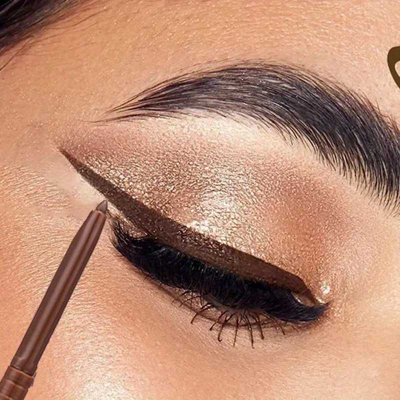 Lying Silkworm Eyeliner Gel Pen Smooth Long Lasting Matte Eyeliner Waterproof Eye Liner Gel Pencil Quick Dry MakeupT251126