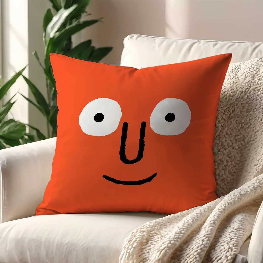 Art J-Jean J-Jullien Cute cushion cover Pillow Sofa Printing Decoration Room Home Office Coffee Shop Car Nordic SimplicityW251126