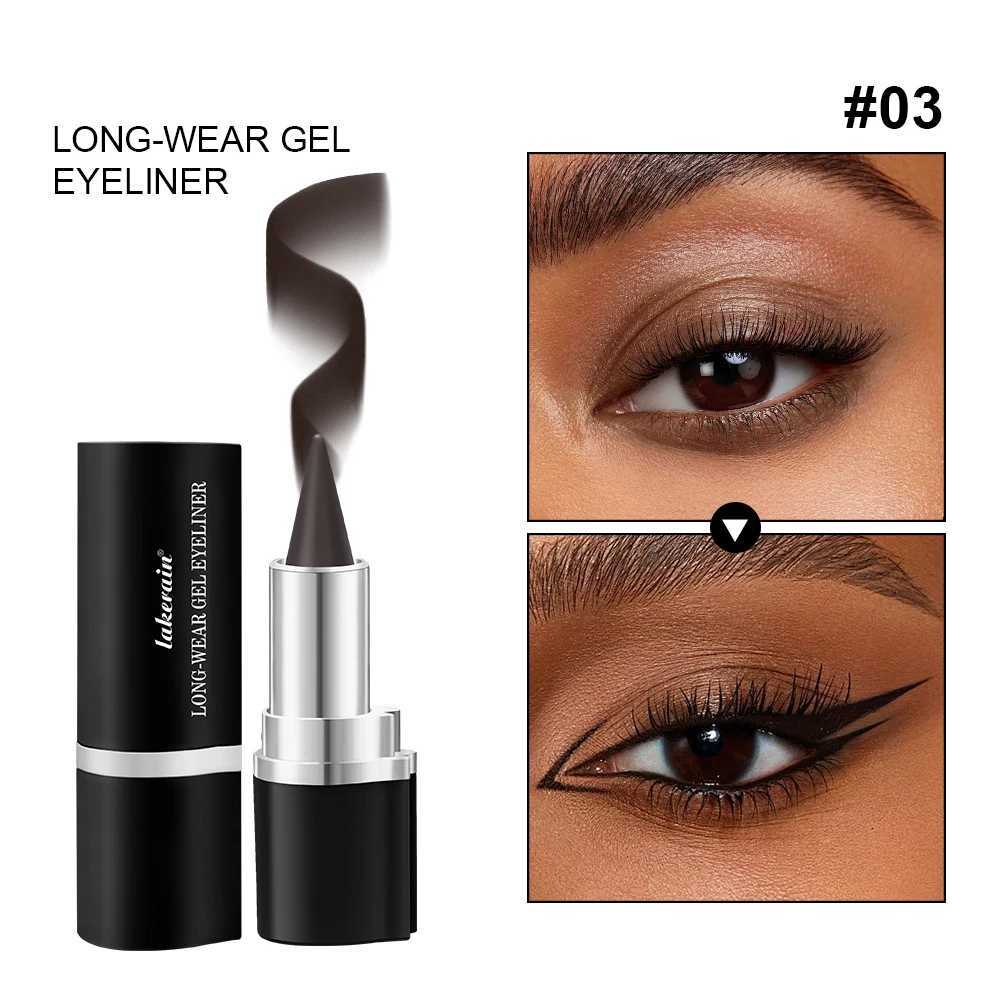 Eyeliner Creamy textureLong Lasting Waterproof Matte Black Silver Brown Eye Liner Pen Make Up For Women CosmeticT251126