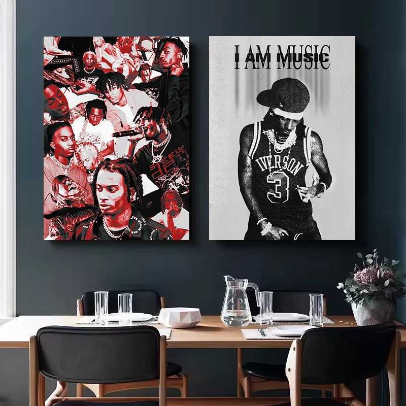 Hip Hop Star Rapper Playboi Carti I Am Music Album Cover Poster Canvas Painting Wall Art Pictures Home Dorm Bedroom Decor Y251126