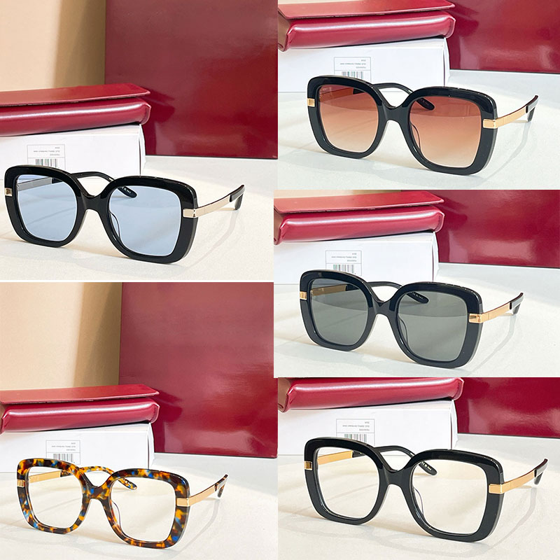 26SS Womens Designer Sunglasses Acetate Fiber Frame Square Sunglasses for Daily Wearing Fashion Personalized G2322 UV Protective Belt Box